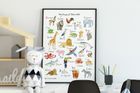 Animal Alphabet Art Print